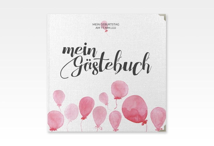 Gästebuch Selection Geburtstag Ballon Leinen-Hardcover