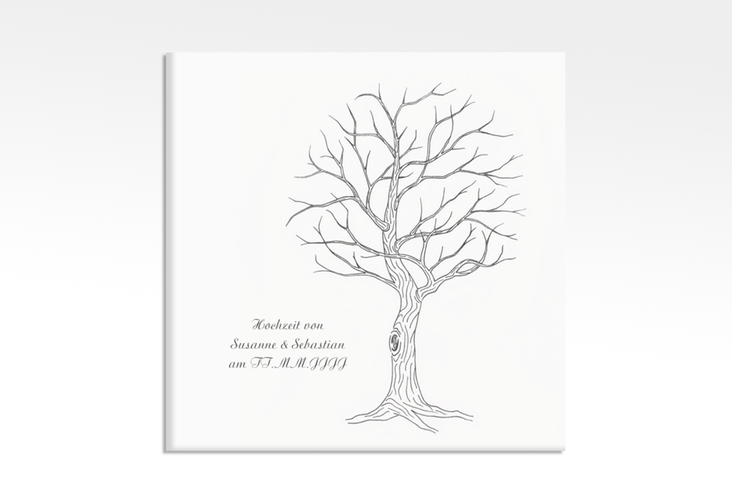 Wedding Tree Leinwand "Baum Clarissa" (bis 40 Gäste) 30 x 30 cm