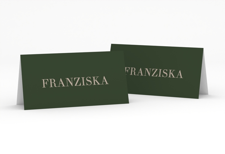 Tischkarte Hochzeit Moment Tischkarten gruen