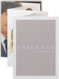 Klick: Details zu Foto-Leporello Hochzeit "Simply" anzeigen Foto-Leporello Hochzeit Simply Leporello grau