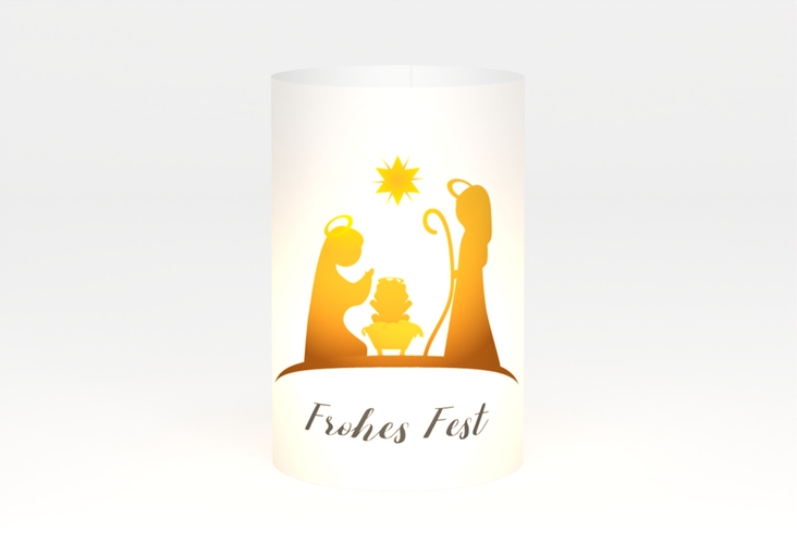 Windlicht Weihnachten "Krippe" Windlicht mit Maria, Josef und Jesuskind