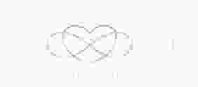 Hochzeitseinladung Infinity Einsteckkarte apricot
