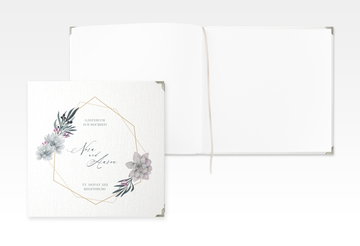 Gästebuch Selection Hochzeit Terrarium Leinen-Hardcover