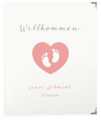 Baby Fotoalbum Littlefoot 21 x 25 cm rosa