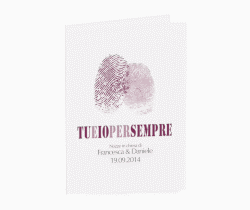 Klick: Details zu Libro messa matrimonio collezione Messina anzeigen Libro messa matrimonio collezione Messina DIN A5 geklappt lila