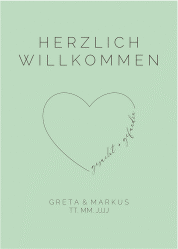 Klick: Details zu Willkommensschild Poster "Lebenstraum" anzeigen Willkommensschild Poster Lebenstraum 50 x 70 cm Poster mint