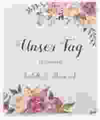 Hochzeitsalbum Flowers 21 x 25 cm weiss mit Aquarell-Blumen