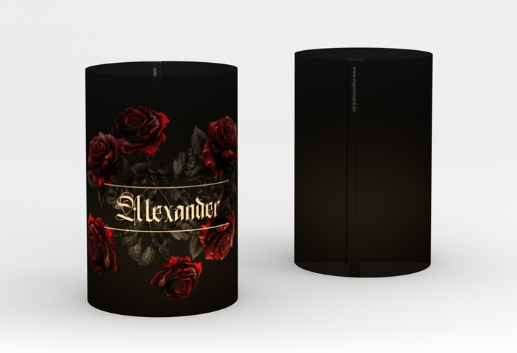 Windlicht Hochzeit Gothic Rose Windlicht