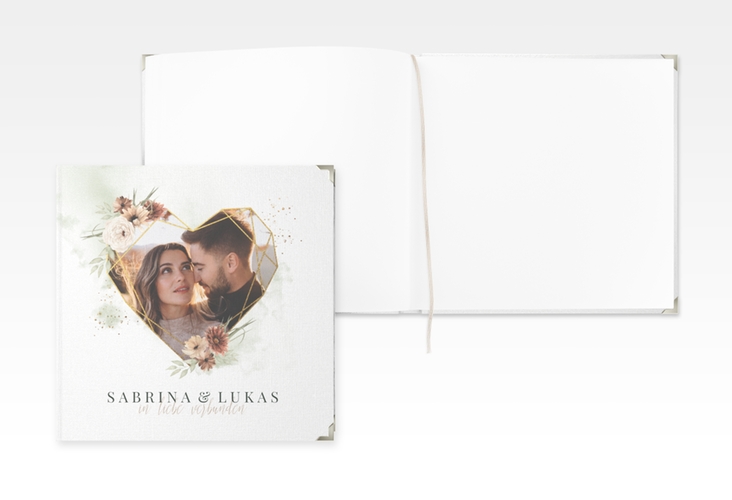 Gästebuch Selection Hochzeit Odeur Leinen-Hardcover gruen