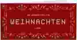 Geschäftliche Weihnachtskarte Flockensymmetrie lange Klappkarte quer rot