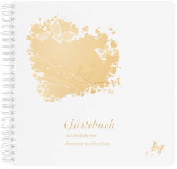 Klick: Details zu Gästebuch Hochzeit "Mailand" anzeigen Gästebuch Hochzeit "Mailand" Ringbindung pink