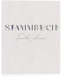 Stammbuch A4 "Florale Schrift"