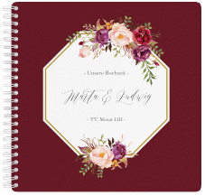 Klick: Details zu Trautagebuch Hochzeit "Prachtvoll" anzeigen Trautagebuch Hochzeit Prachtvoll Trautagebuch Hochzeit rot