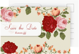Save the Date-Postkarte Geburtstag Rosemarie A6 Postkarte