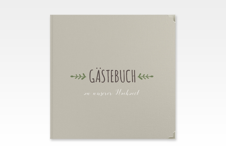 Gästebuch Selection Hochzeit Eden Leinen-Hardcover gruen