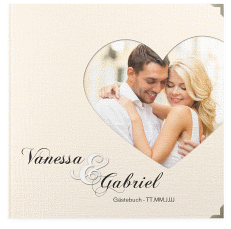 Klick: Details zu Gästebuch Selection Hochzeit "Sweetheart" anzeigen Gästebuch Selection Hochzeit Sweetheart Leinen-Hardcover beige