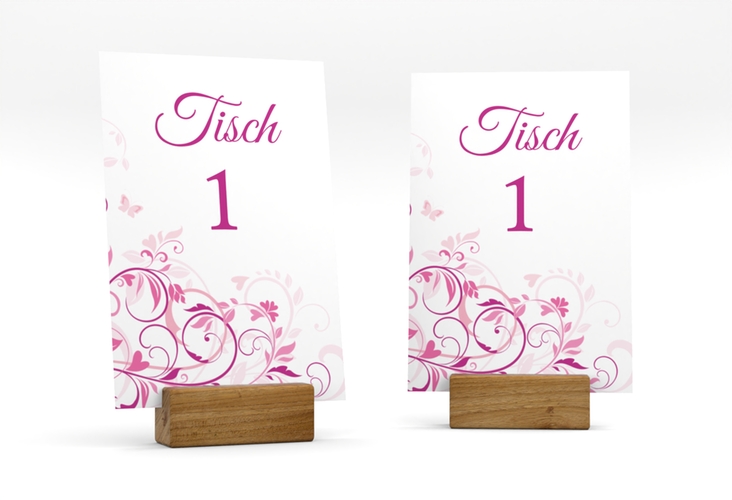 Tischnummer Hochzeit Lilly Tischaufsteller