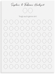 Wedding Tree Leinwand Gesichter (bis 72 Gäste)