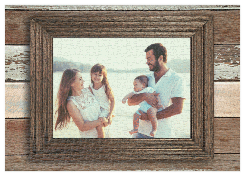 Produktbild von Rahmen Für Puzzle Personalisiert Selbst Gestalten Puzzle Bilderrahmen 35 Teile Fotopuzzle Mit Foto Text Fotorahmen Individuelles Puzzlerahmen Geschenk Für Party,Geburtstag,Weihnachten (30 X 20 Cm