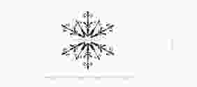 Hochzeitseinladung Crystal Einsteckkarte weiss mit Eiskristall