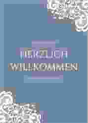 Willkommensschild Poster "Vintage"