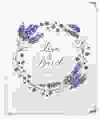 Hochzeitsalbum Lavendel 21 x 25 cm weiss