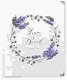 Hochzeitsalbum "Lavendel" 21 x 25 cm weiss
