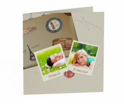 Klick: Details zu Inviti matrimonio collezione Catania anzeigen Inviti matrimonio collezione Catania Quadratische Klappkarte