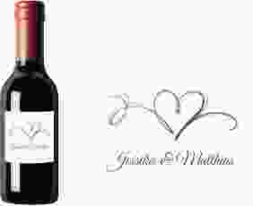 Piccoloetikett Hochzeit Envie Etikett Piccolo lila