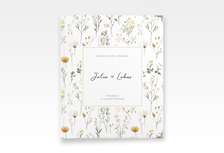 Hochzeitsalbum Blumengarten 21 x 25 cm bunt