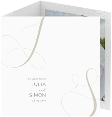 Dankeskarte Hochzeit "Eheschließung"