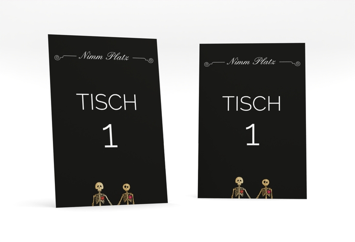 Tischnummer Hochzeit Bones Tischaufsteller