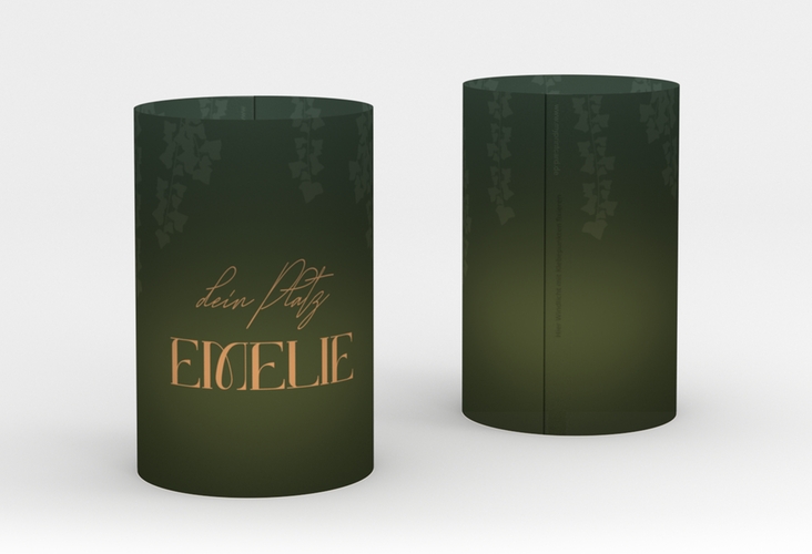 Windlicht Hochzeit Efeugrün Windlicht im Fantasy-Elfen-Design mit Efeu