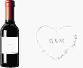 Piccoloetikett Hochzeit Lebenstraum Etikett Piccolo weiss
