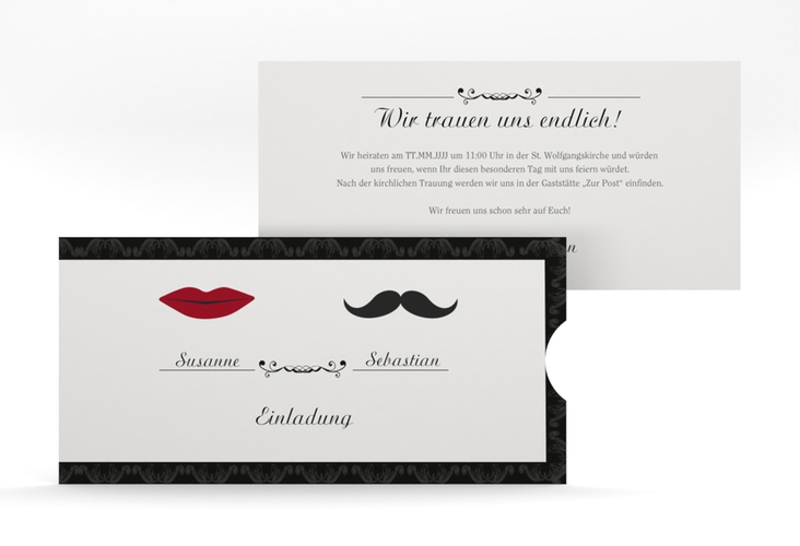Hochzeitseinladung Montpellier Einsteckkarte