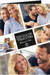 Klick: Details zu Kirchenheft Hochzeit "Rise" anzeigen Kirchenheft Hochzeit Rise A5 Klappkarte hoch schwarz