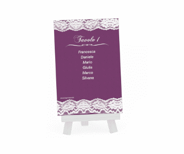 Klick: Details zu Segnaposti matrimonio collezione Montreux anzeigen Segnaposti matrimonio collezione Montreux Tischaufsteller fucsia