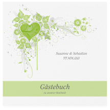 Klick: Details zu Gästebuch Creation Hochzeit "Triest" anzeigen Gästebuch Creation Hochzeit Triest 20 x 20 cm, Hardcover gruen