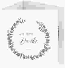 Danksagungskarte Hochzeit "Silverleaf"