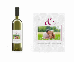 Klick: Details zu Etichette vino matrimonio collezione Nantes anzeigen Etichette vino matrimonio collezione Nantes Etikett Weinflasche 4er Set fucsia