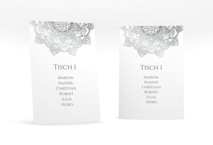 Tischaufsteller Hochzeit Delight Tischaufsteller grau