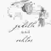 Aufkleber Hochzeit Poesia Aufkleber, selbstklebend, rund weiss