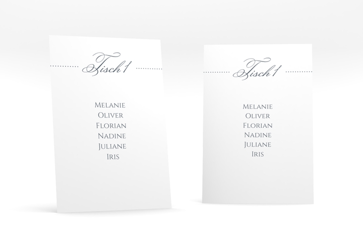 Tischaufsteller Hochzeit "Pure" Tischaufsteller