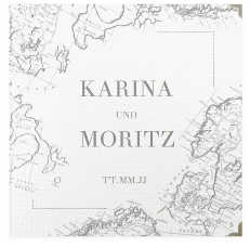 Klick: Details zu Gästebuch Selection Hochzeit "Voyage" anzeigen Gästebuch Selection Hochzeit Voyage Leinen-Hardcover grau