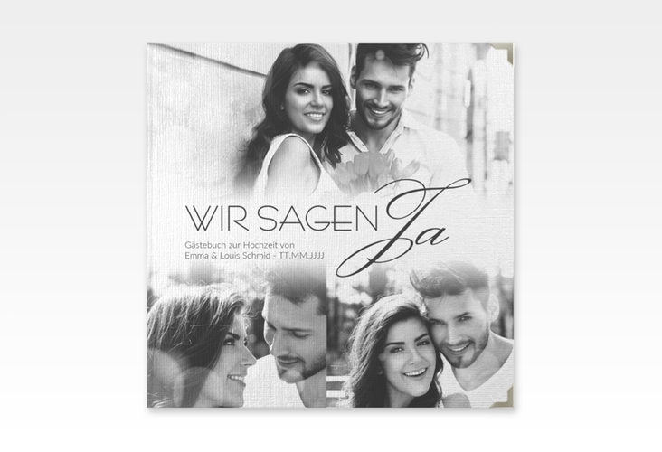 Gästebuch Selection Hochzeit Bokeh Leinen-Hardcover
