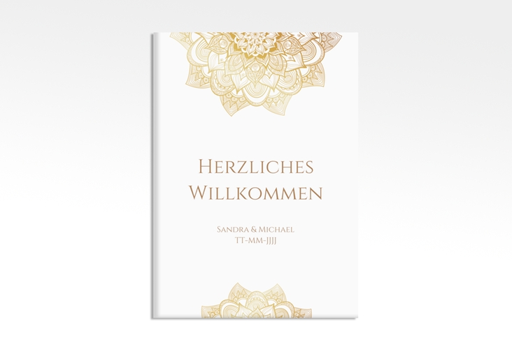 Willkommensschild Hochzeit Delight 50 x 70 cm Leinwand