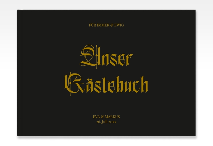 Gästebuch A4 quer Wednesday A4 quer, Hardcover