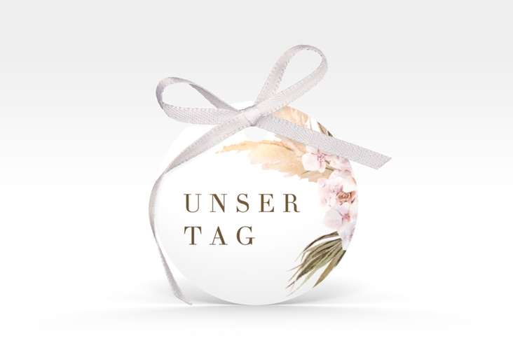 Geschenkanhänger Hochzeit Nude Geschenkanhänger, rund