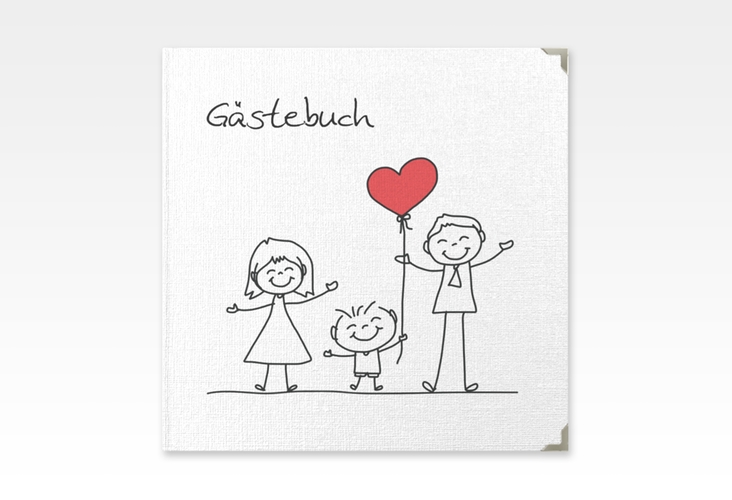 Gästebuch Selection Hochzeit Family Leinen-Hardcover
