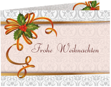 Klick: Details zu Weihnachtskarte "Goldband" anzeigen Weihnachtskarte "Goldband"